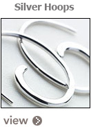 Silver Hoops