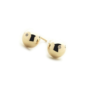 Gold Doti Earrings 9ct