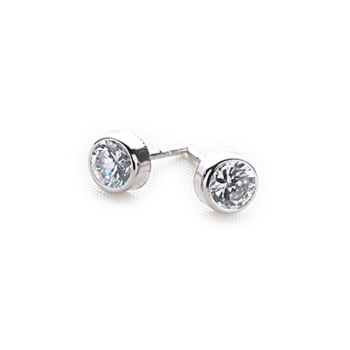 Classic Rubover Earrings (4mm)