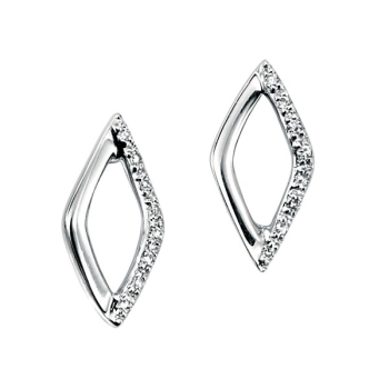 Queen Of Diamonds Earrings 9ct