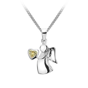 November Angel Pendant