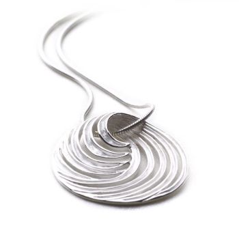Satin Curl Pendant