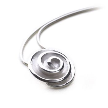 Shimmer Spiral Pendant
