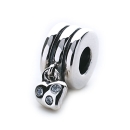 Heartbeat Charm Bead (studded)