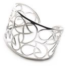 Silver Paisley Bangle