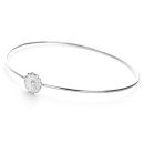 Sweet Daisy Bangle (White)