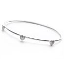Satin Hearts Bangle