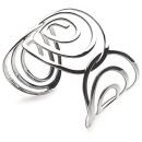 Silver Whispers Bangle
