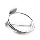 Silk Cocoon Brooch