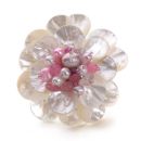 Bali Bay Brooch Large (Blush)
