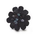 Bali Bay Brooch Small (Onyx)
