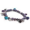 Charmed Pearl Bracelet (Grey)