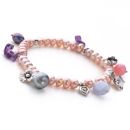 Charmed Pearl Bracelet (Pink)