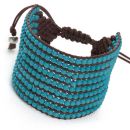 Large Woven Bead Cuff (TQ)