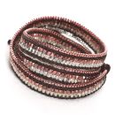 Metallic Wrap Bracelet (Brown/Copper)