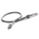 Silver Serpent Bracelet (Tulang Naga Weave)