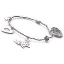 Charmed Bracelet (Butterflies & Heart)