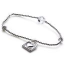 Charmed Bracelet (Heart & Crystal)