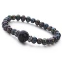 Crystals & Pearls Bracelet (Grey)