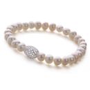 Filigree Pearl Bracelet (Ivory)
