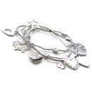 Charmed Bracelet Set (Hearts/Butterfly) BRC844,842,841
