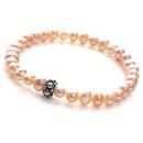 Peachy Pearls Bracelet