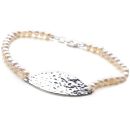 Pearl Leaf Bracelet