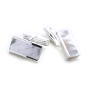 The Oblong Cufflinks (White)