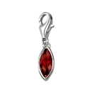 Marquise Charm (garnet)