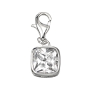 Clear Cushion Charm (8mm)