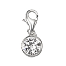 Clear Round Charm (10mm)