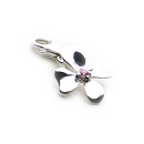 Stud Clover Charm (Pink)