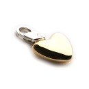 Golden Heart Charm (Large)