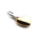 Golden Heart Charm (Small)