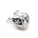 Floral Heart Charm