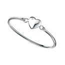 Diamond Heart Children's Bangle