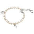 Pearl and Heart Children's Bracelet