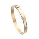 Gold Little Diamond Children's Bangle