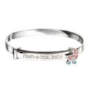 Hush a Bye, Baby Children's Bangle (in Music Box)