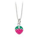 Pink Strawberry Children's Pendant