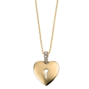 Diamond Pave Heart Pendant (pendant Only)