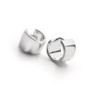 Wedge Silver Earrings