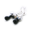 Pique Earrings (black Onyx)