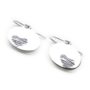 Etched In Love Earrings