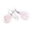 Tiara Earrings (rose Quartz)