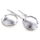 Frosted Pool Earrings