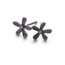 Dear Daisy Earrings (Rhodium)