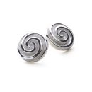 Shimmer Spiral Earrings (Large)