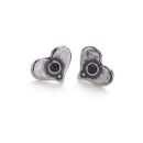 Mulberry Heart Studs