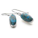 Copper Turquoise Earrings